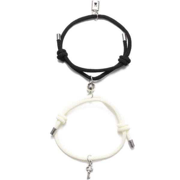 Парные браслеты лесной союз на плетеном шнуре M82597