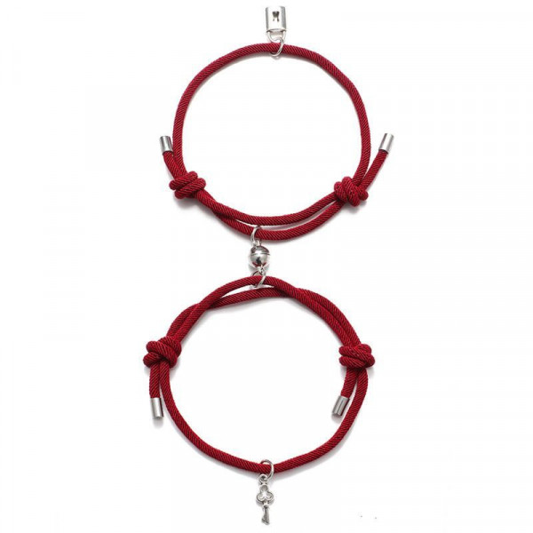 Парные браслеты лесной союз на плетеном шнуре M82597