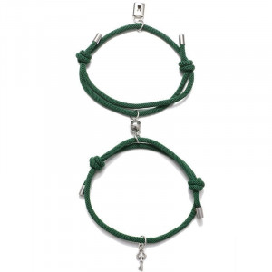 Парные браслеты лесной союз на плетеном шнуре M82597