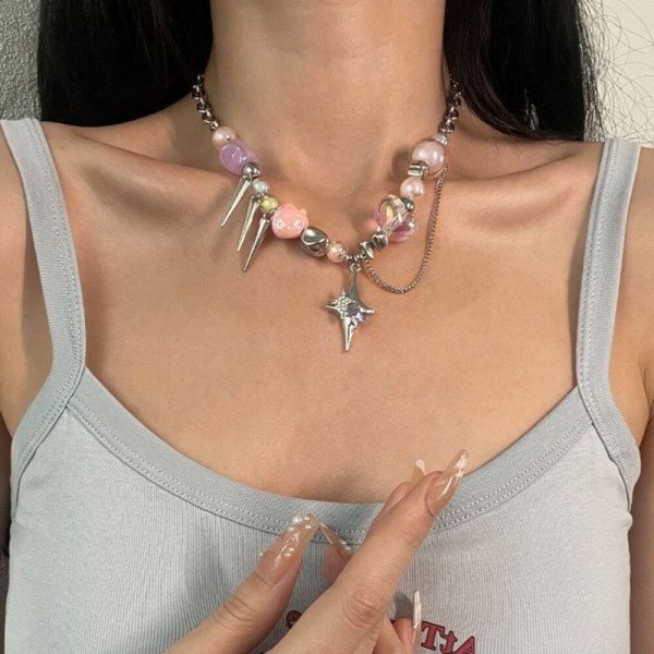 Колье из стали CJH56294
