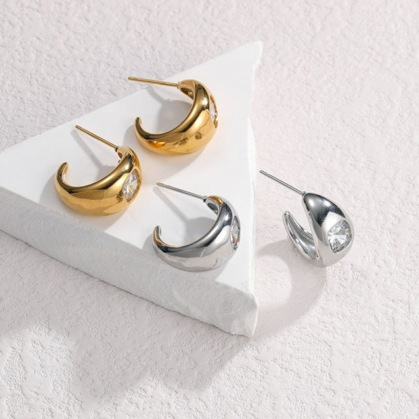 Серьги сталь CJG60097