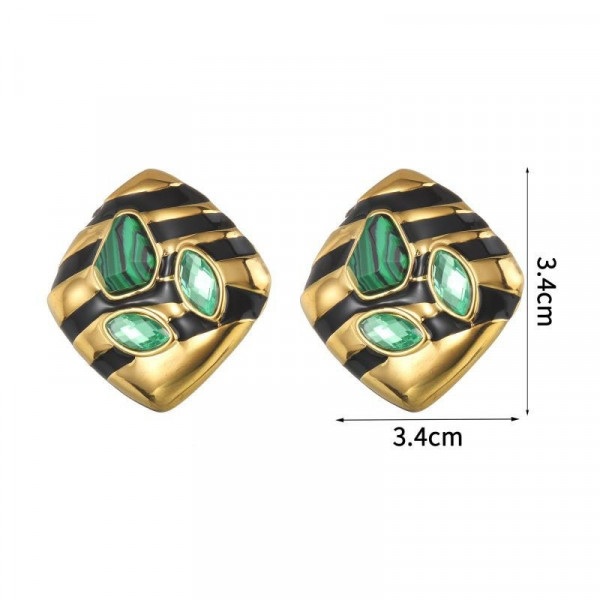 Серьги сталь CJE01863