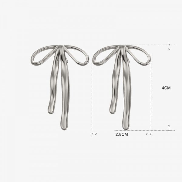 Серьги сталь CJN25436