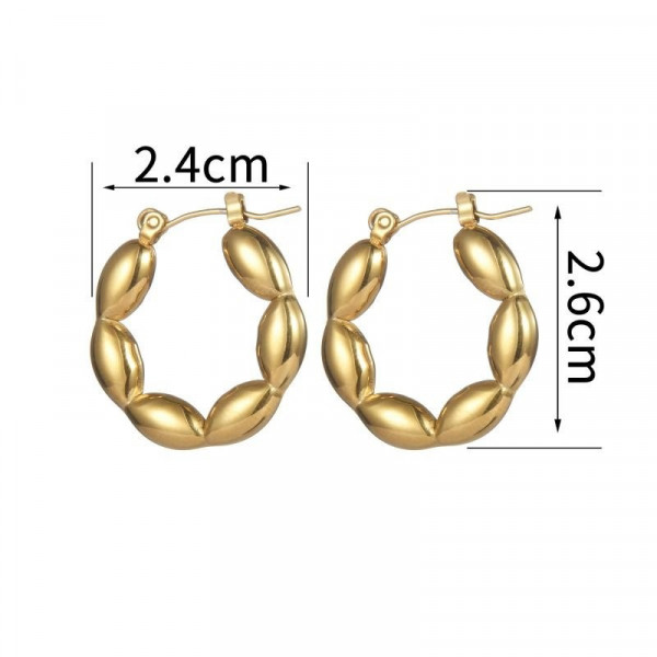 Серьги сталь CJC62636