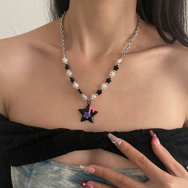 Колье из стали CJH56230