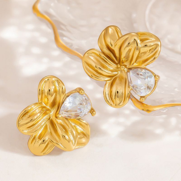 Серьги сталь CJL24142