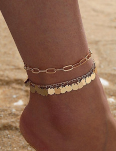Комплект браслетов на ногу P06604