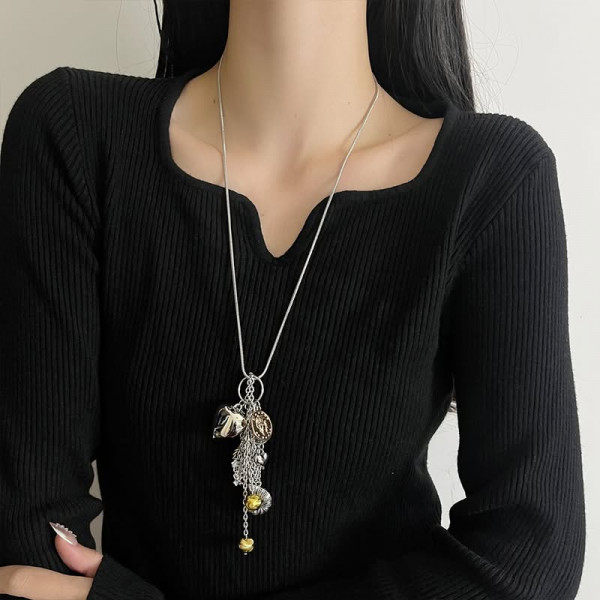 Колье ювелирный сплав 1J11654CJJ