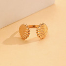 Кольцо разомкнутое с морской звездой и ракушкой CJL88163