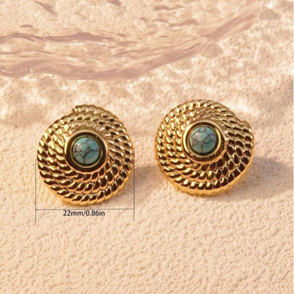 Серьги сталь CJT26571