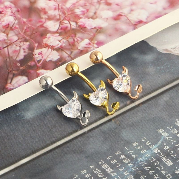 Пирсинг в пупок M86675