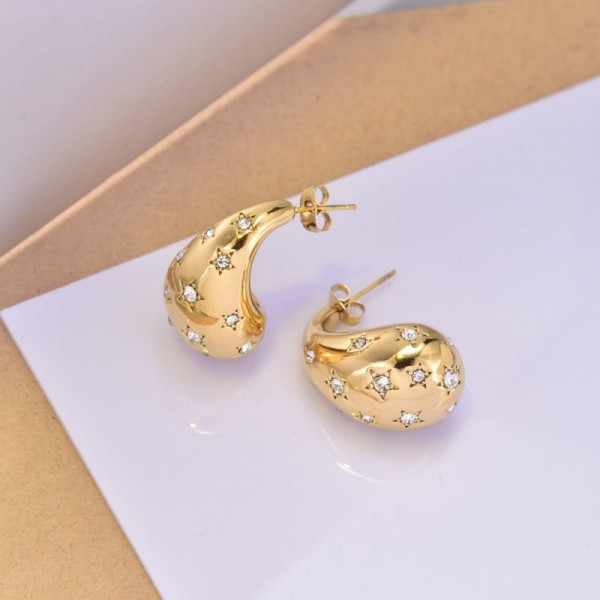 Серьги сталь CJD01918