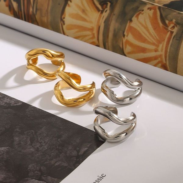 Массивный волнообразный кафф CJL41123