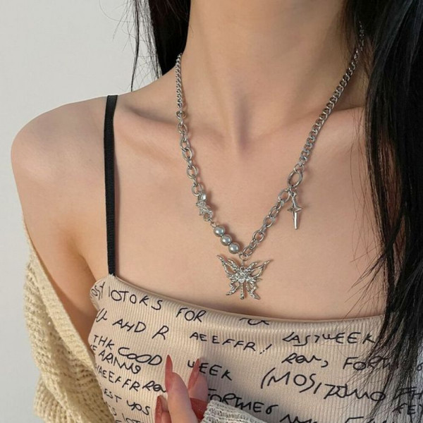 Колье из стали CJH56198