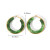 Серьги-кольца (конго) с цветными акриловыми вставками CJL78728
