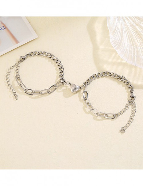 Комплект парных браслетов с цепочками S27321