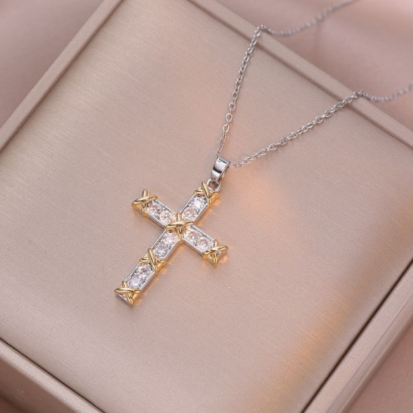 Колье из стали CJE24235