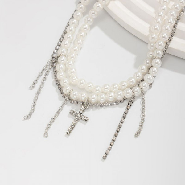 Браслет на ногу жемчужный 1J11901CJJ