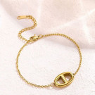 Браслет-цепочка с крупным овальным звеном CJH37293