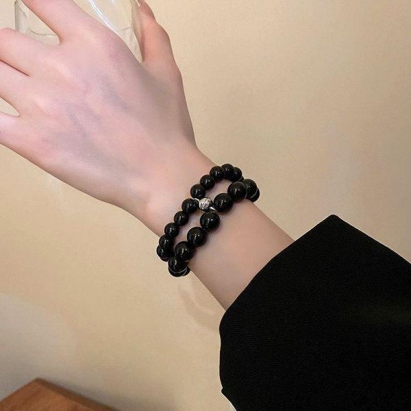 Парные браслеты ночной дозор с жемчужным акцентом R42277