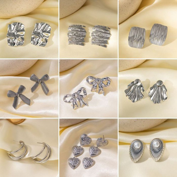 Серьги сталь CJH31973