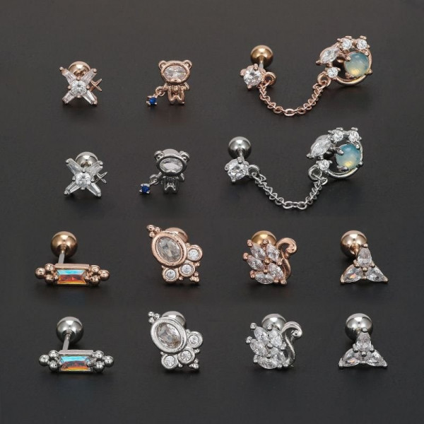 Пирсинг в уши CJE08978