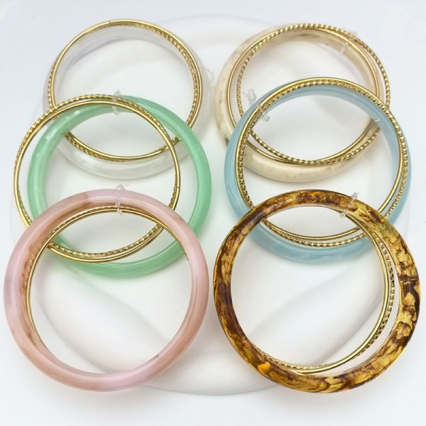 Браслет многослойный из колец CJN96055