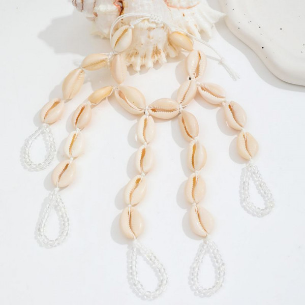 Браслет слейв морская душа с ракушками CJP03186