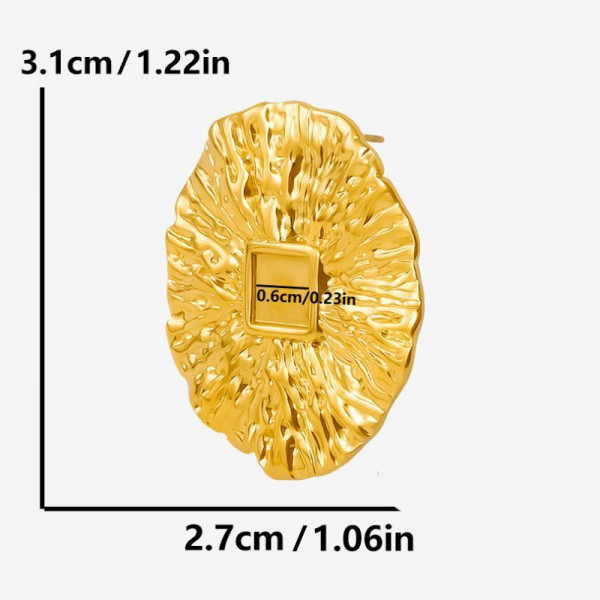 Серьги сталь CJH22541