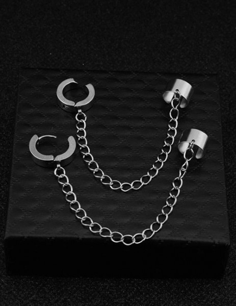 Двойной кафф с соединительной цепью L12188