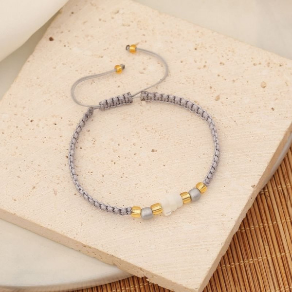 Браслет из бисера со вставками CJH76253