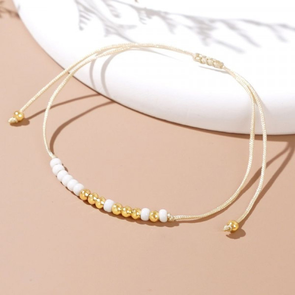 Браслет из бисера со вставками CJH76253