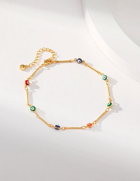 Браслет с разноцветными кристаллами Z29606