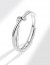 Кольцо с изящным узлом в стиле минимализм M19159