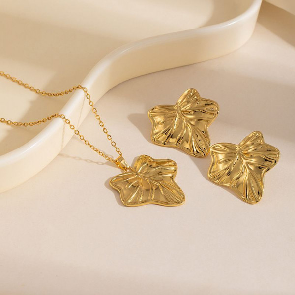 Стальной комплект бижутерии CJT22622