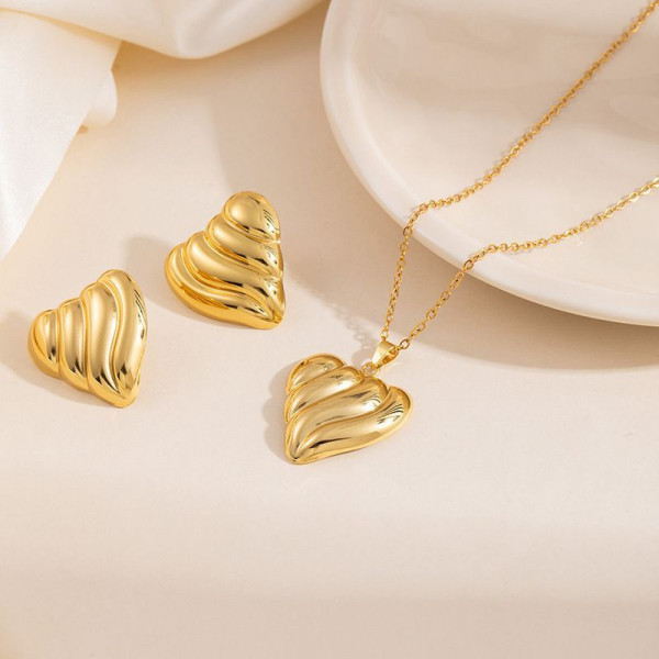 Стальной комплект бижутерии CJT22622