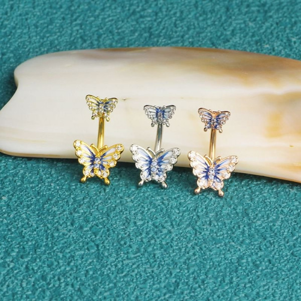 Пирсинг в пупок M86777