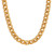 Золотистая цепочка панцирного плетения CJL35002