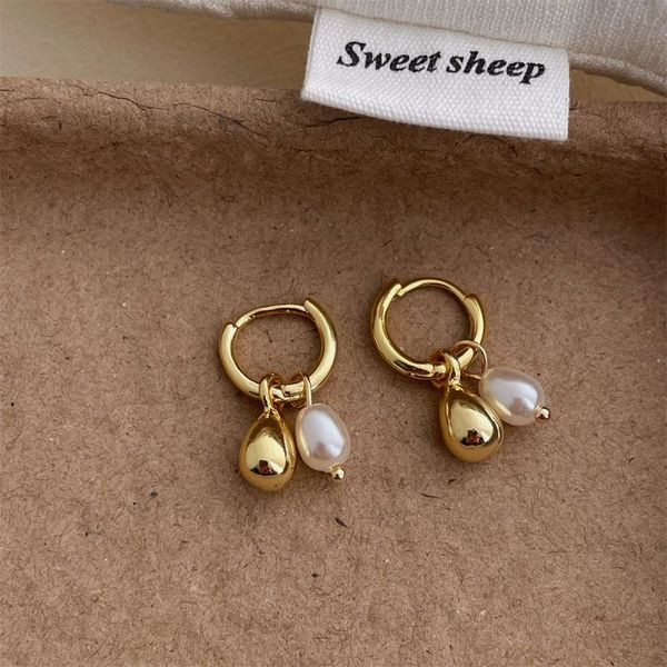 Серьги-конго с комбинированными подвесками CJL47535