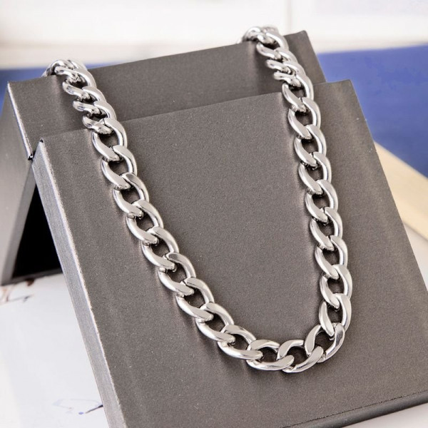 Массивная стальная цепь панцирного плетения CJC69053