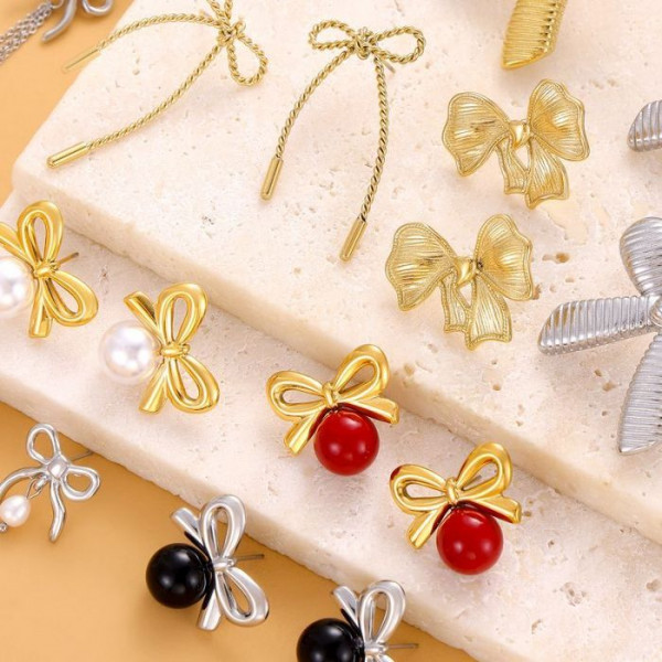 Серьги сталь CJL18236