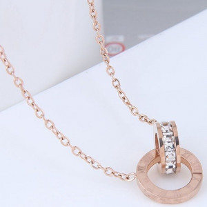 Стальное колье A64078