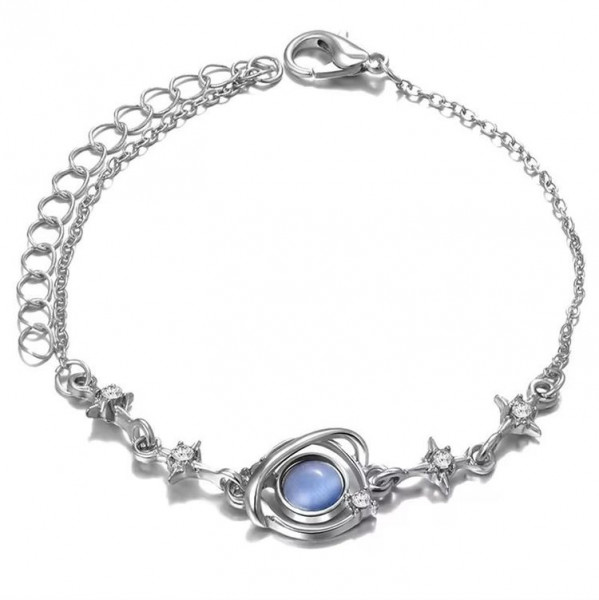 Браслет цепочка с овальной вставкой J10793CJJ