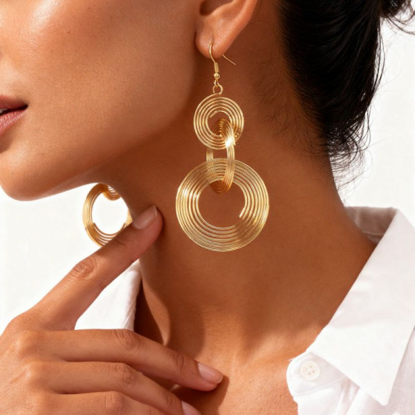 Серьги сталь CJR81466