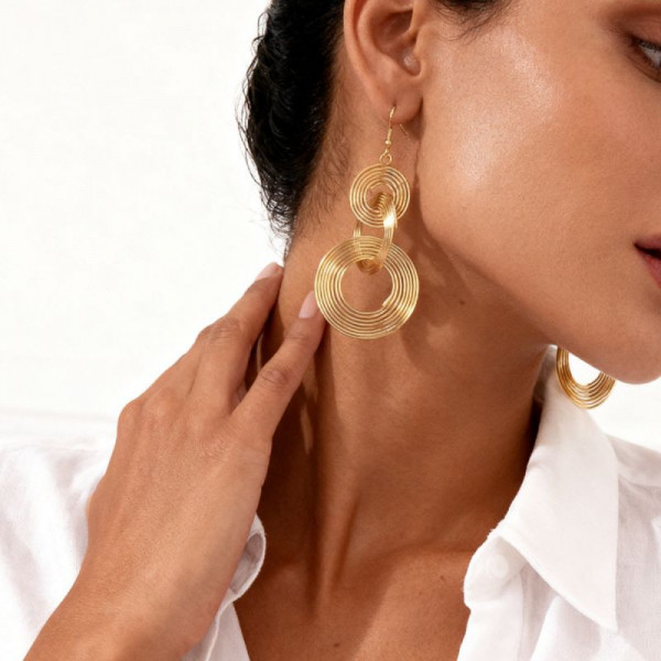 Серьги сталь CJR81466