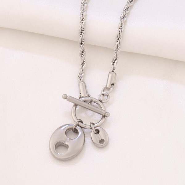 Колье из стали CJR77590