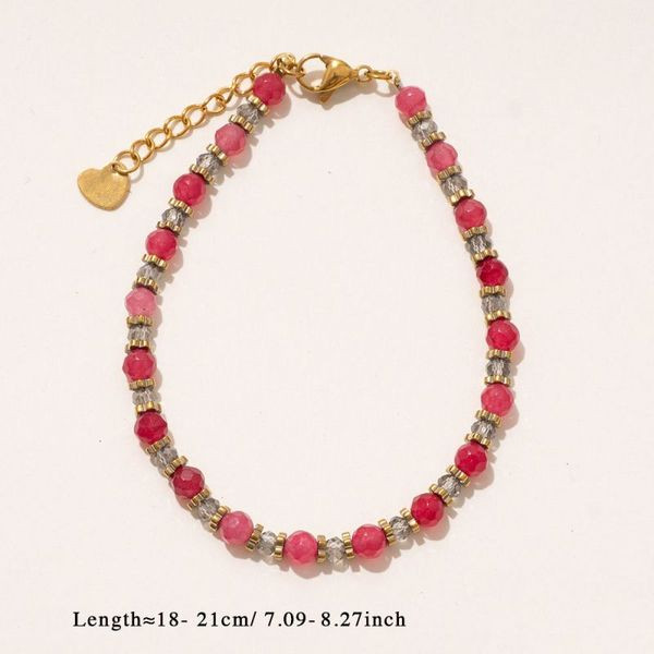 Браслет из цветного бисера на нити CJL42176