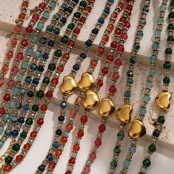 Браслет из цветного бисера на нити CJL42176