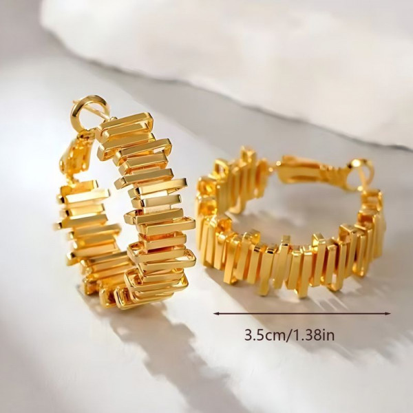 Серьги конго ювелирный сплав 1J11814CJJ