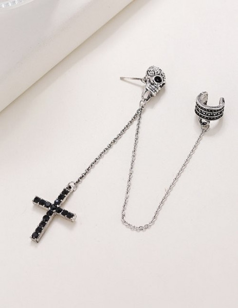 Кафф с крестом на цепочке L95098